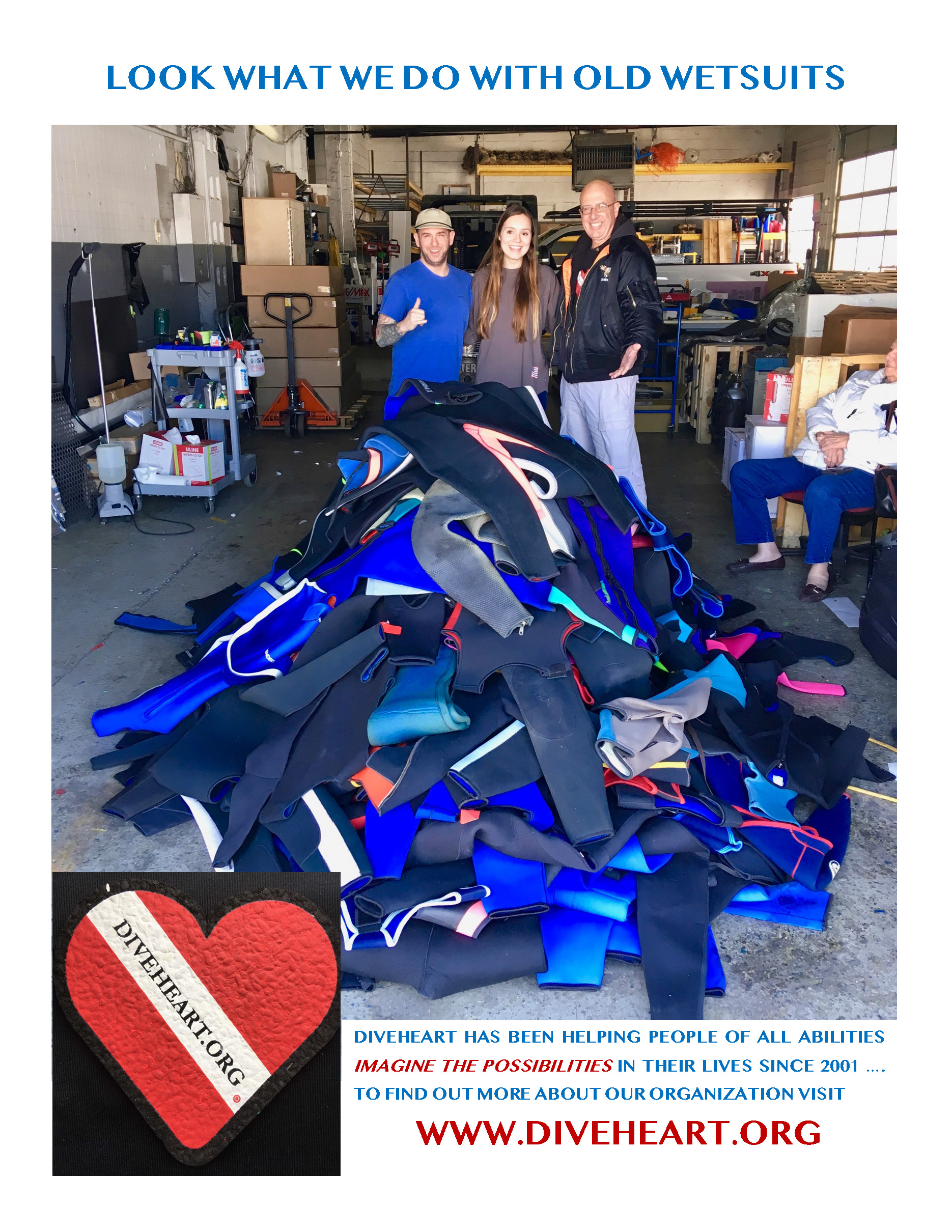 Diveheart Asks Public To Donate Used Scuba Gear To Raise Funds for Programs